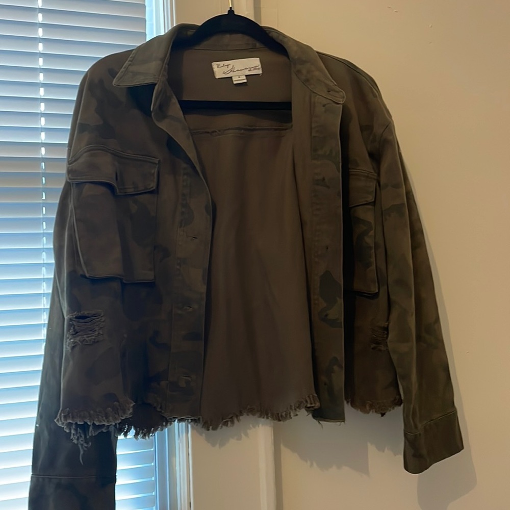 Vintage Havana camo cropped jacket